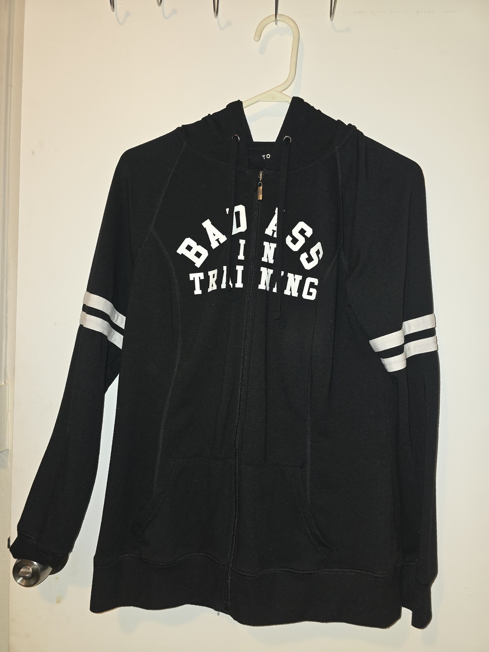 Torrid Rare "Badass In Training" Active Zip Hoodie